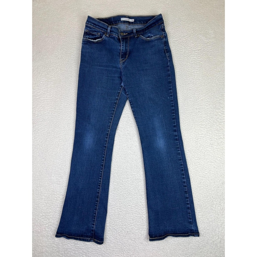 Levis Classic Boot Jeans Womens 28 Blue Medium Wash Mid Rise Stretch‎ Denim
